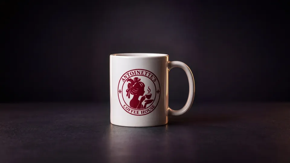 Red Badge Mug